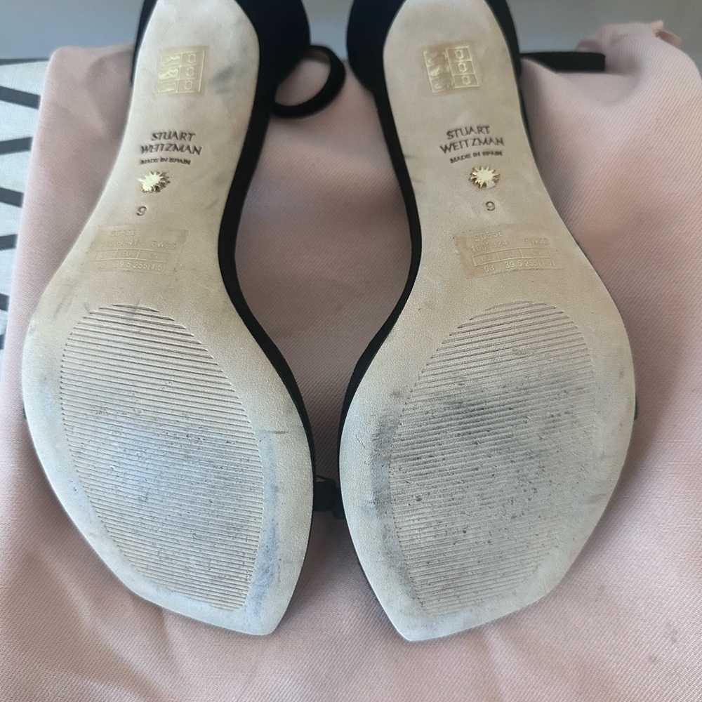 Disney x Stuart Weitzman Nudistcurve Black, size 9 - Picture 8 of 11